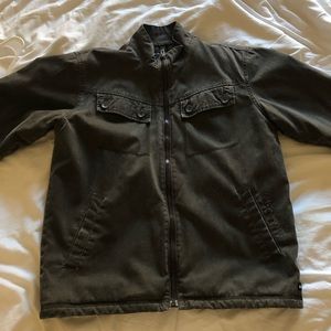 Quicksilver men’s thick denim jacket size medium